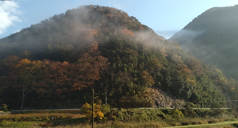 佐田行政センター付近の風景