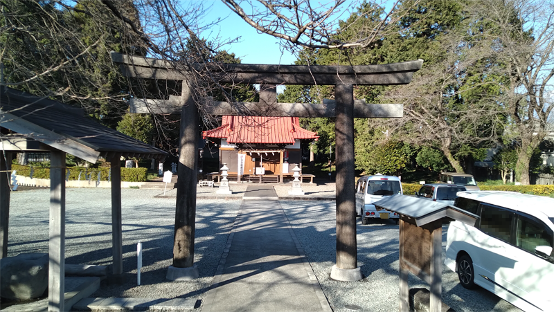 『富知神社』の正面鳥居