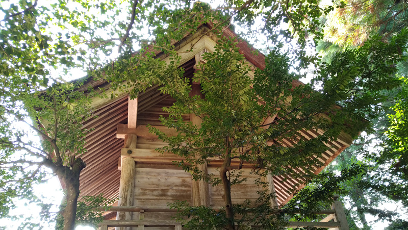 裏側から見た『須佐神社』の御本殿