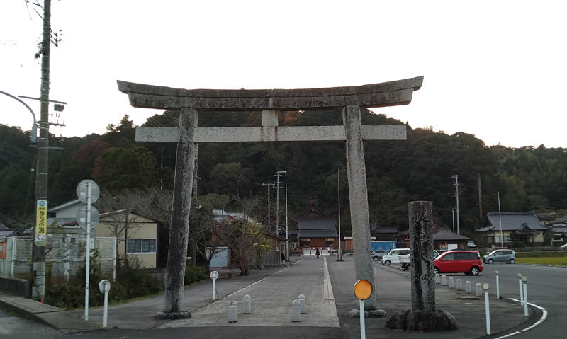 佐太神社の正面鳥居